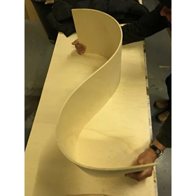 Image of Flexible Bending Plywood 5mm Thick, Flexi/Bendy Ply 1200x600mm