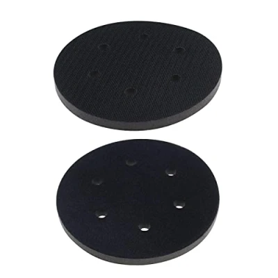 Image of OTOTEC 2PCS 150mm Soft Sponge Interface Pad Sanding 6 Holes for Random Sander Dedicated Replacement Cushion Impact Resistant Noise Reduction Protection Polisher