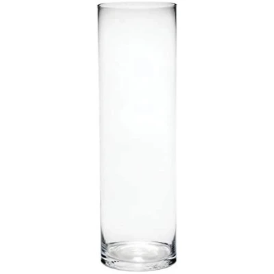 Image of Floralcraft Classic Cylinder Vases, Handmade Good Value Wholesale Flower Vases (40cm x 15cm)
