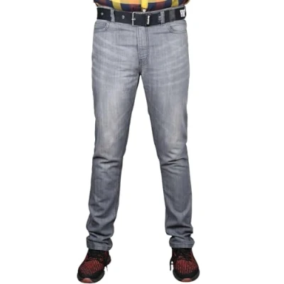 Image of Firetrap Mens Jeans Straight Leg Denim Pants Zip Fly Trouser with Multi Pockets Casual Bottom Grey Wash 36W / 32L