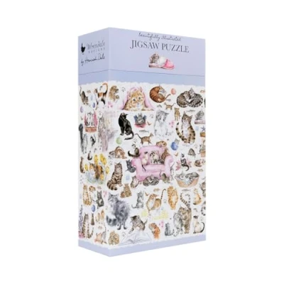 Image of Wrendale Designs Feline Friends&#039; Cat Jigsaw Puzzle
