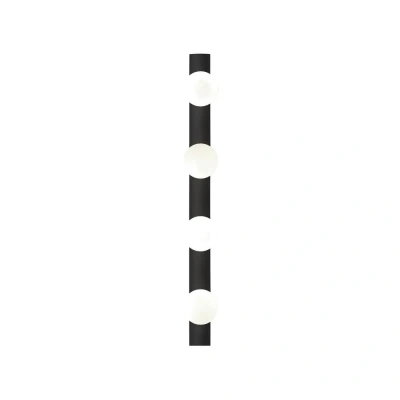 Image of Cabaret 4 Bathroom Lamp Wall Light Matt Black