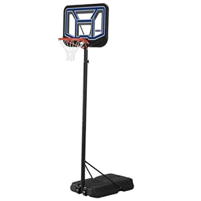 Image of Lifetime Unisex Youth Adjustable Portable Basketball Hoop (44 Inch Polycarbonate), Black, 7.5 10 ft. (2,28 m 3,04 m)