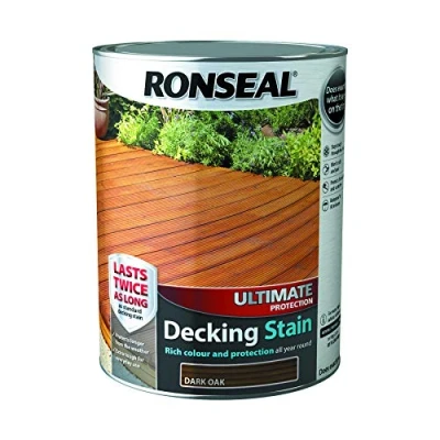 Image of Ronseal Ultimate Protection Decking Stain Dark Oak 5L