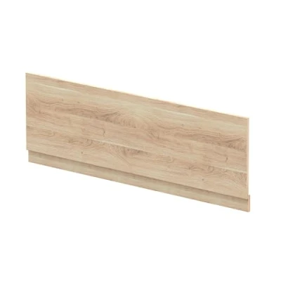 Image of 1700mm Straight Bath Front Panel and Plinth Bleached Oak