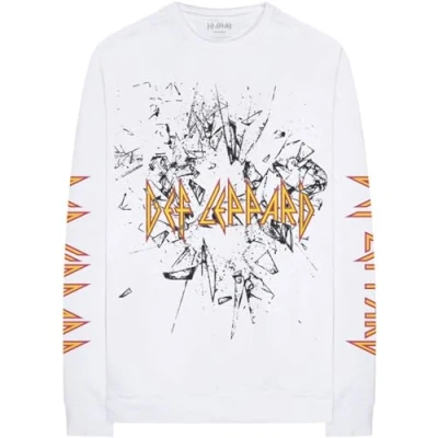 Image of Def Leppard DEFLLST15MW02 T Shirt, White, Medium
