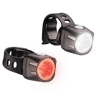 Image of Cygolite Dice HL 150 Lumen Headlight &amp; TL 50 Tail Light USB Rechargeable Bicycle Combo Set