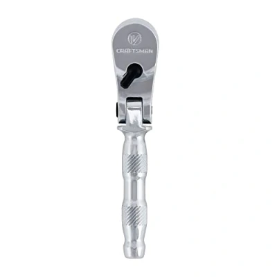 Image of CRAFTSMAN V Series Ratchet, 1/4 Inch Drive, 80 Tooth, Flexible Head (CMMT86302V)