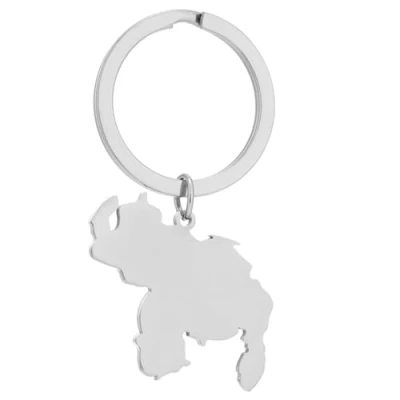 Image of xbiez Stainless Steel Keychain Venezuela Map Keyrings Bag Pendants Durable Backpack Ornaments for Keys Bags