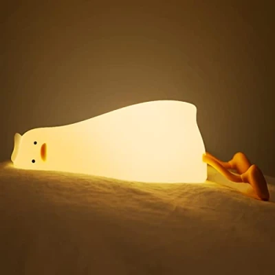 Image of SWEETFULL Duck Night Light Kids Baby Lamp for Bedroom,Colour Changing Light,Silicone Portable Children Boy Cute Gifts Room Decor Bedroom Lamps
