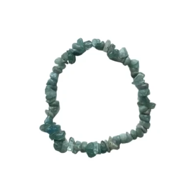 Image of VIE Gemstone Chip Stretch Bracelet, Aquamarine, One Size