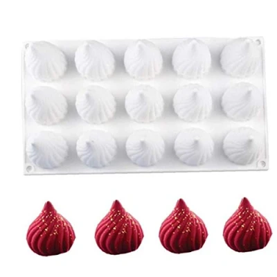 Image of Silicone Cake Mould 3d Russian Decoration Baking Pastry Tools Chocolate Truffle Mousse Mold Art 1pc
