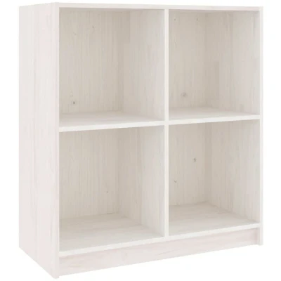 Image of vidaXL Sideboard White 70x33x76 cm Solid Pinewood