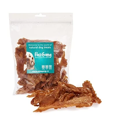 Image of PawGang Chicken Breast Fillet 250g 100% Natural EU Sourced Treats for Dogs: Puppies Young Adult Old Small Large Air Dried Chews Snacks Healthy Hypoallergenic Low Fat Grain Free BARF Raw
