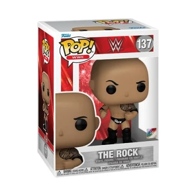 Image of Funko Pop! WWE: the Rock Dwayne &quot;The Rock&quot; Johnson (final) Collectable Vinyl Figure Gift Idea Official Merchandise Toys for Kids &amp; Adults Sports Fans Model Collectors