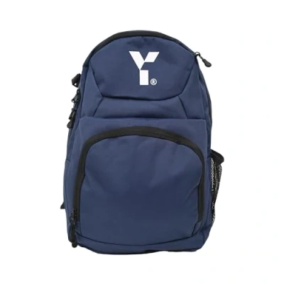 Image of Y1 Sport, Explore 2.0 Canvas Backpack, Heavy Duty Canvas, Padded Laptop Sleeve Multiple Compartments, Everyday 25L Capacity, Navy