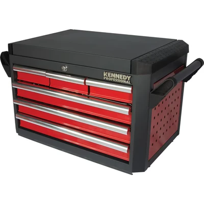 Image of Kennedy RED 28&quot; 6 Drawer Professional Top Chest
