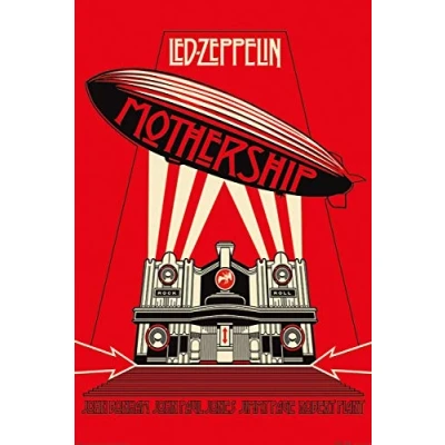 Image of Led Zeppelin Mothership Unisex Poster multicolour, Paper,