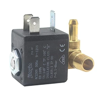 Image of Jiayin JYZ 4P 3mm Normally Closed 2/2 Way AC 230V G1/8&quot; Brass Steam Iron Air Generator Water Solenoid Valve