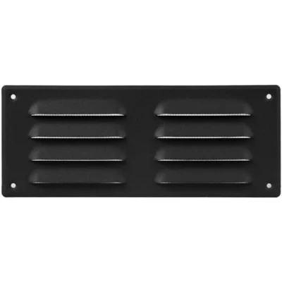 Image of 10&quot; x 4&quot; Inch Anthracite Air Vent Cover Quality Return Grilles for Ceiling and Sidewall HVAC with Protection Screen (260 105 mm)