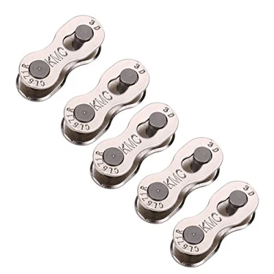 Image of Dilwe Bike Chain Connector, 5 Pairs Steel Quick Release Link 8/9/10 Speed Tool(8/7/6 Rate)