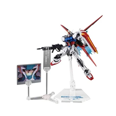Image of TAMASHII NATIONS Mobile Suit Gundam Seed GAT X105+AQM/E X01 Aile Strike ver. A.N.I.M.E Robot Spirits 15th Anniversary, Bandai The