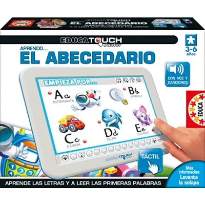Image of Educa Borrás Tablet touch junior for learning the alphabet (Spanish)