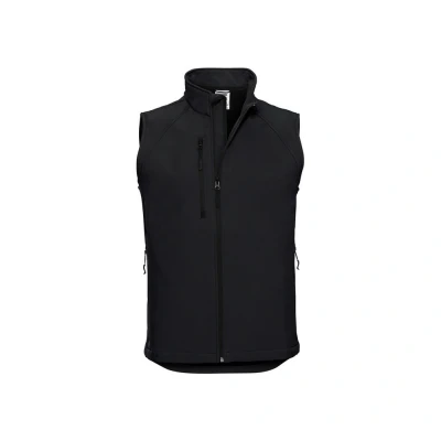 Image of Russell Athletic Mens Softshell Gilet (Black) Size X Large