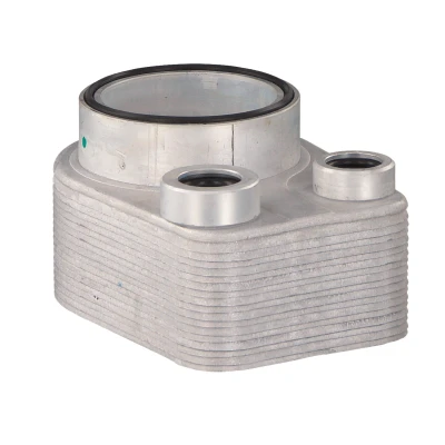 Image of 213059324R, 8200267937, 8200606297, 8200779744, 8200923115 Oil Cooler FEBI BILSTEIN 102577 with seal NISSAN: Qashqai / Qashqai+2 I, 2