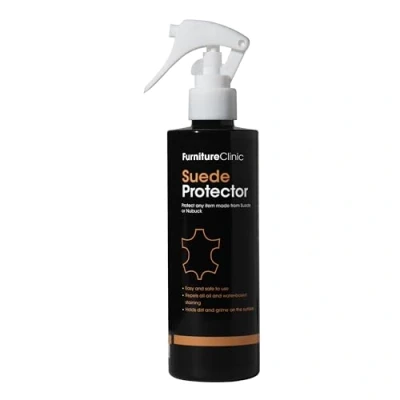Image of Furniture Clinic Suede Protector Spray Used to Protect Shoes, Bags, Clothing &amp; Sofas. Repels Stains Holds Dirt on the Surface 250ml