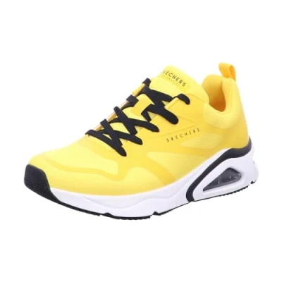 Image of Skechers TRES AIR Revolution AIRY Trainers, Men&#039;s, Size: 9.5, Yellow Textile/synthetics