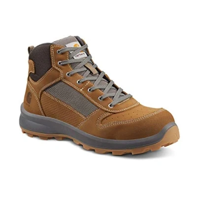 Image of Carhartt Men&#039;s Michigan Rugged Flex S1P Midcut Safety Boot, Brown, 47