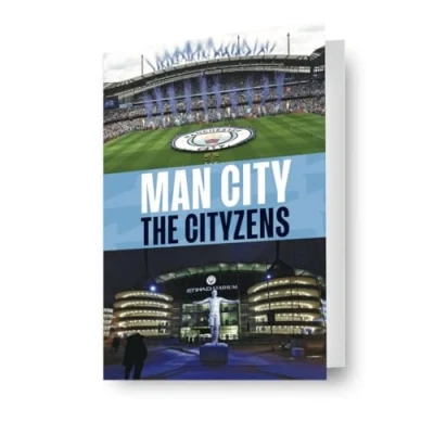 Image of Manchester City Fc Birthday Football Card 3D Effect Lenticular A Fantastic For All Occasions