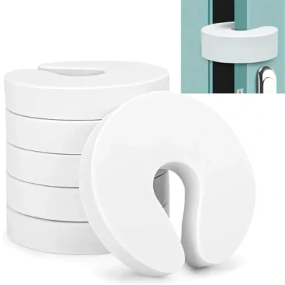 Image of Door Finger Guards, Pack of 6 Soft Foam Stopper Protector Prevents Pinch Injuries Safe Slam