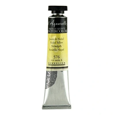 Image of Sennelier Watercolour 21ml Tube S4 Nickel Yellow (576)