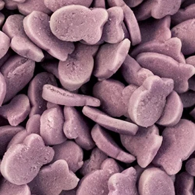 Image of Purple Fish Sprinkles 30g Bag Edible Cake Decoration Sugar Toppers