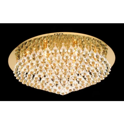 Image of Parma 12 Light Gold Flush Ceiling Fitting