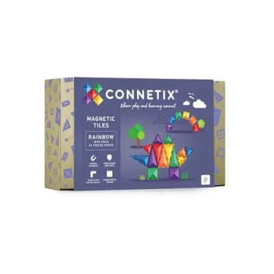Image of CONNETIX Rainbow Mini Pack, 24 Pieces
