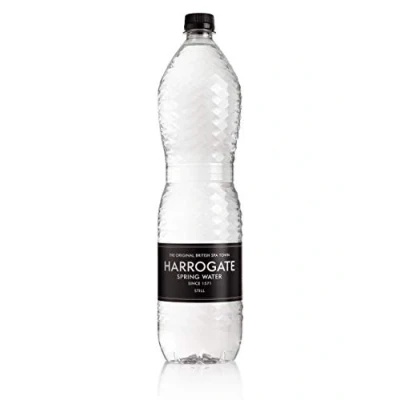 Image of Harrogate Spa Bottled Water Still 1.5 Litre PET Black Label/Cap Pack of 12