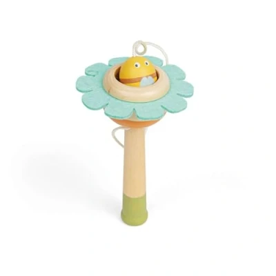 Image of Bigjigs Toys Flower Ball &amp; Cup Game (Bee) Classic Wooden Toy, Pocket Money Gifts For Girls Boys, Kids Party Bag Fillers, Age 3 Years Old +