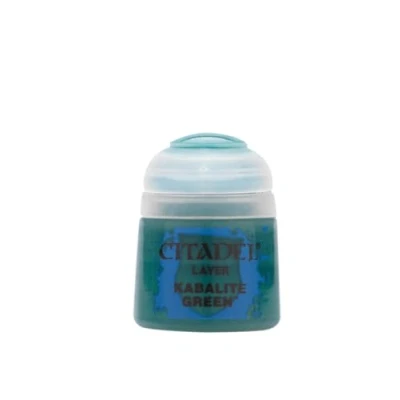 Image of Games Workshop Citadel Colour Layer: Kabalite Green (12ml) Paint