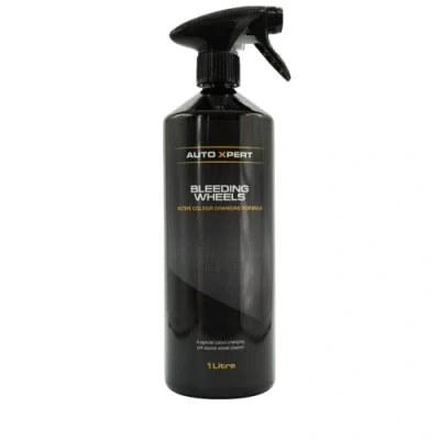 Image of Star Brite Auto Xpert Bleeding Wheels 1 Litre Fast Acting Alloy Wheel Cleaner Extreme Iron Contamination Fallout Remover pH Neutral Easy To Use