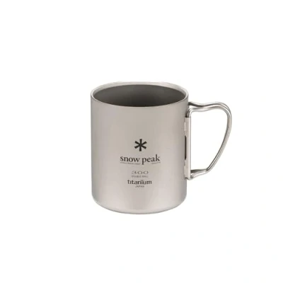 Image of Snow Peak Ti Double 300 Mug, Titanium