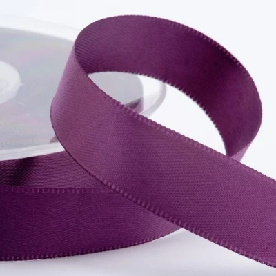 Image of Italian Options Satin Ribbon, 6mm Wide x 25 Metre Roll, Amethyst