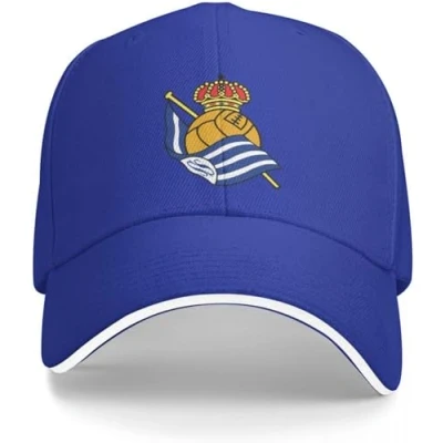 Image of RYVOWETP Baseball Cap Snapback Sun Hat Real Sociedad Trucker Hats Man Women&#039;s Hip hop Birthday Gift