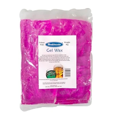 Image of Mould Master Mouldmaster 1 Kg Candle Making Gel Wax, Pink, 1kg