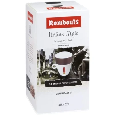 Image of Rombouts Italian One Cup Coffee Filters 10&#039;s (1 Box)
