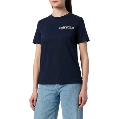 Image of GANT Shield Basic Tshirt, Women&#039;s, Size: XL, Blue