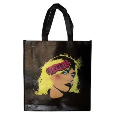 Image of Rock Off officially licensed products Blondie Punk Band Logo Eco Tote Bag One Size