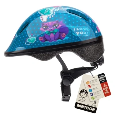 Image of Helmet For Baby Kids Toddler Childrens Boys Cycle Safety Crash Small Sizes Child MTB Bike Bicycle Skateboard Scooter Hoverboard Riding Lightweight Adjustable Breathable KS06